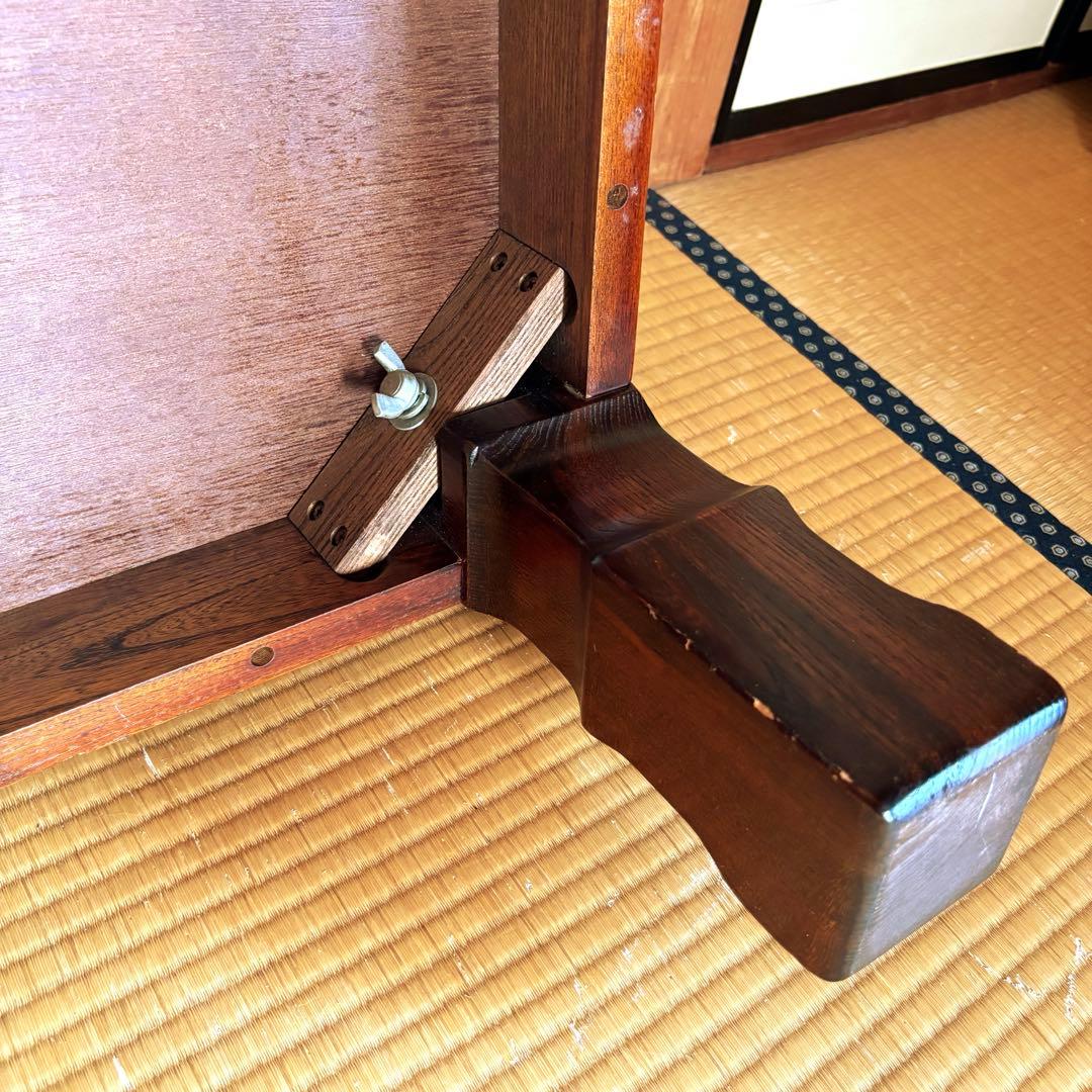 ※最終値下げ　高級座敷机　長方形座卓　木製　アンティーク　杢目