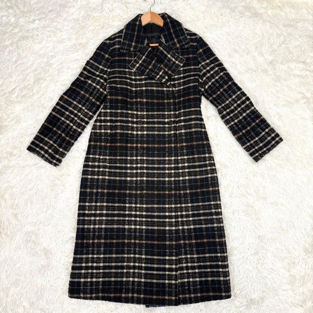 ポールスミス モヘヤxアルパカxウール オーバーサイズチェスターコート マキシ丈