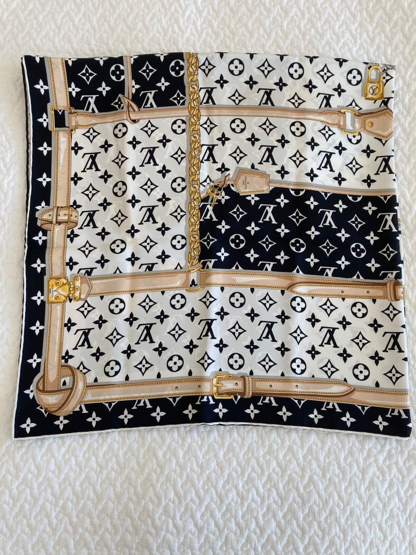 LOUIS VUITTON コンフィデンシャル　シルクスカーフ