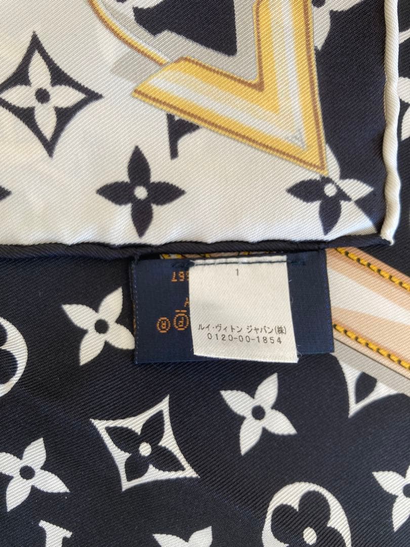 LOUIS VUITTON コンフィデンシャル　シルクスカーフ
