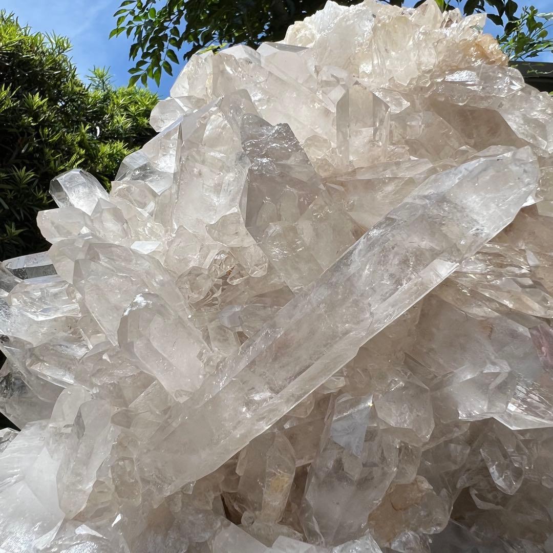 ☆超極大12.66kg！！☆超逸品☆存在際立つ美しい水晶群☆水晶クラスター 原石