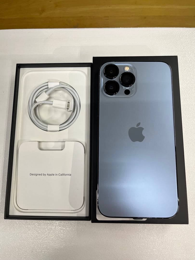 極美品 iPhone 13 Pro Max 128GB シエラブルー 88%
