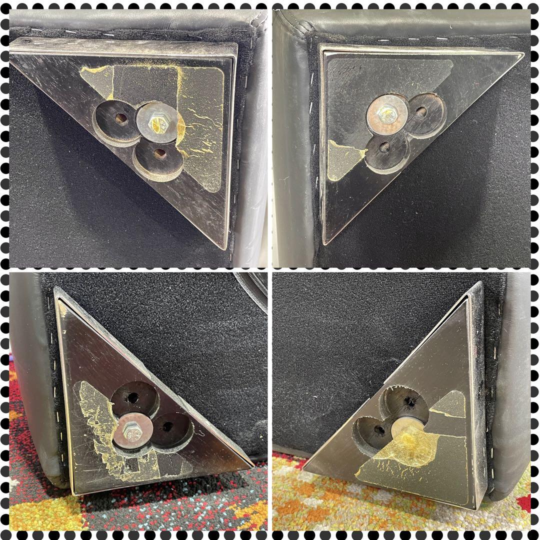 ♪ BeConcept 本革オットマン ソファ ブラック ビーコンセプト