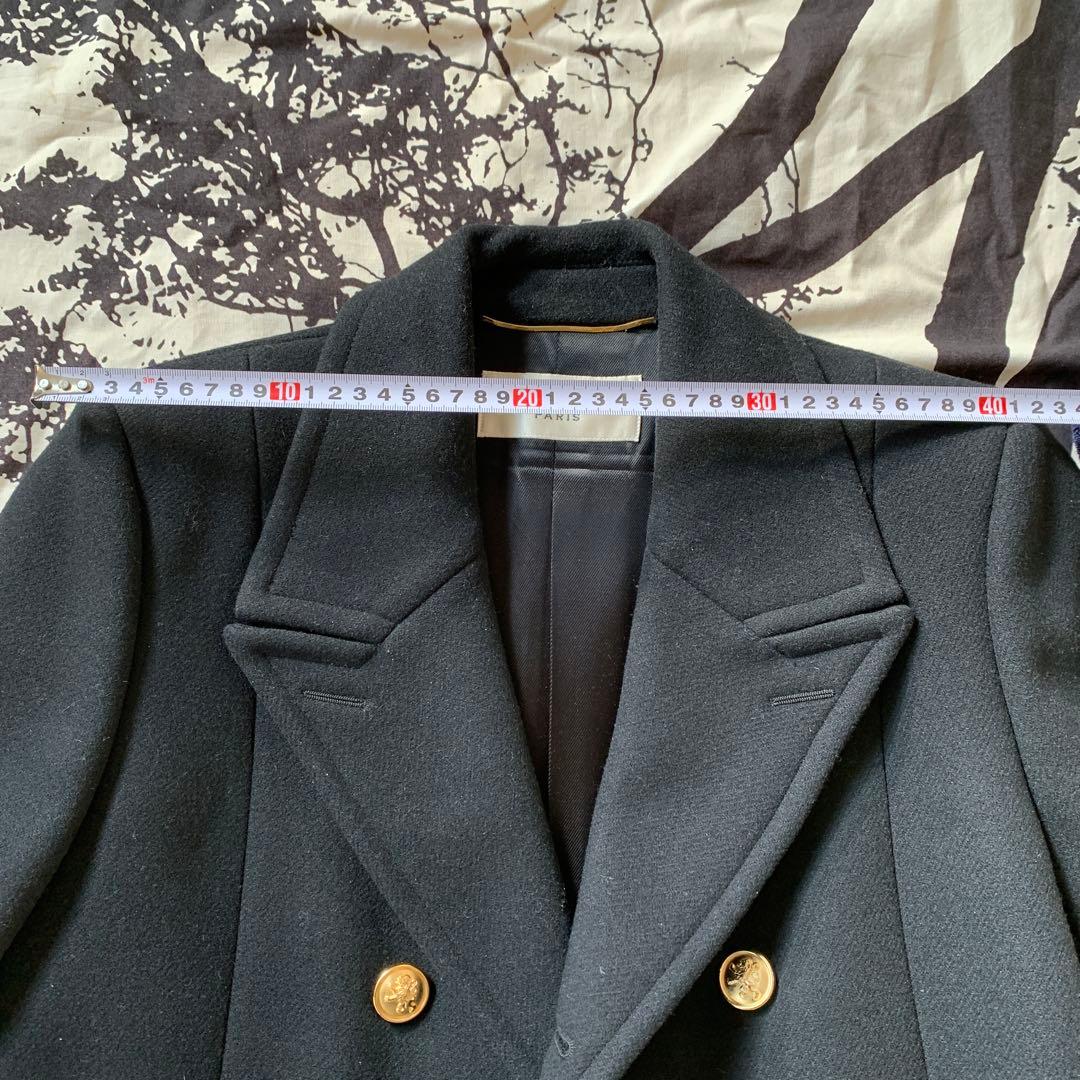 SAINT LAURENT チェスターコート F40 金ボタン 16AWエディ期