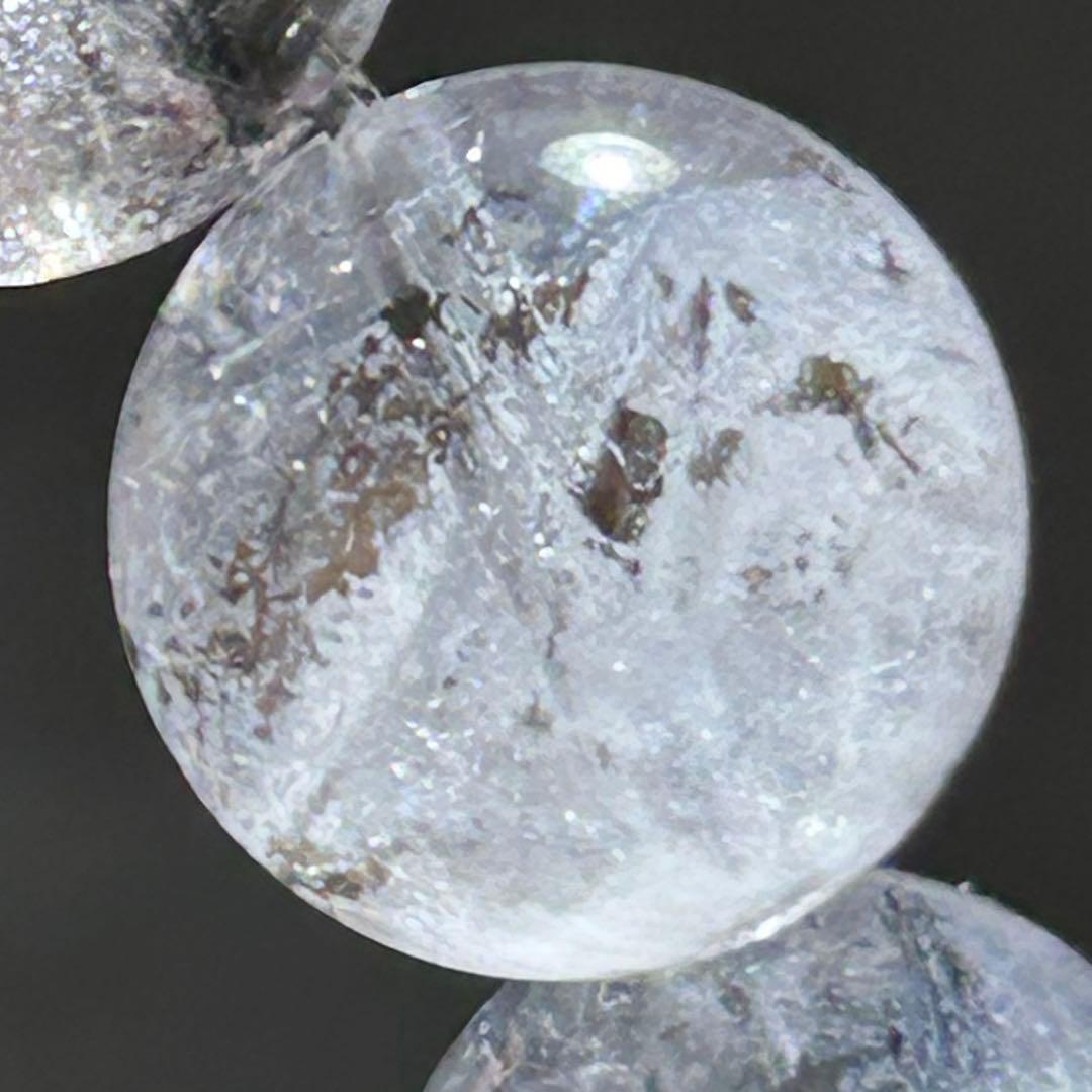 ☆別格高級品！福徳大黒宝珠⑦！超希少！エレスチャルクォーツ　水晶　ブレス