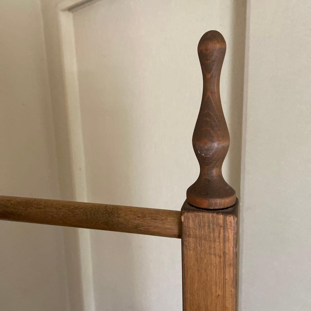 木製 キャスター付き キャスター付きハンガーラック コートラック