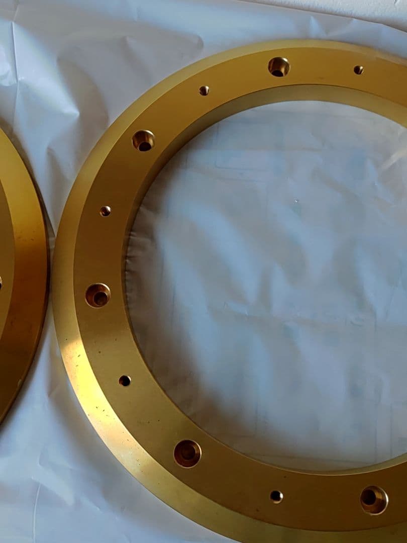 FOSTEX フォステクス 真鍮製 アダプター リング P208 ペア