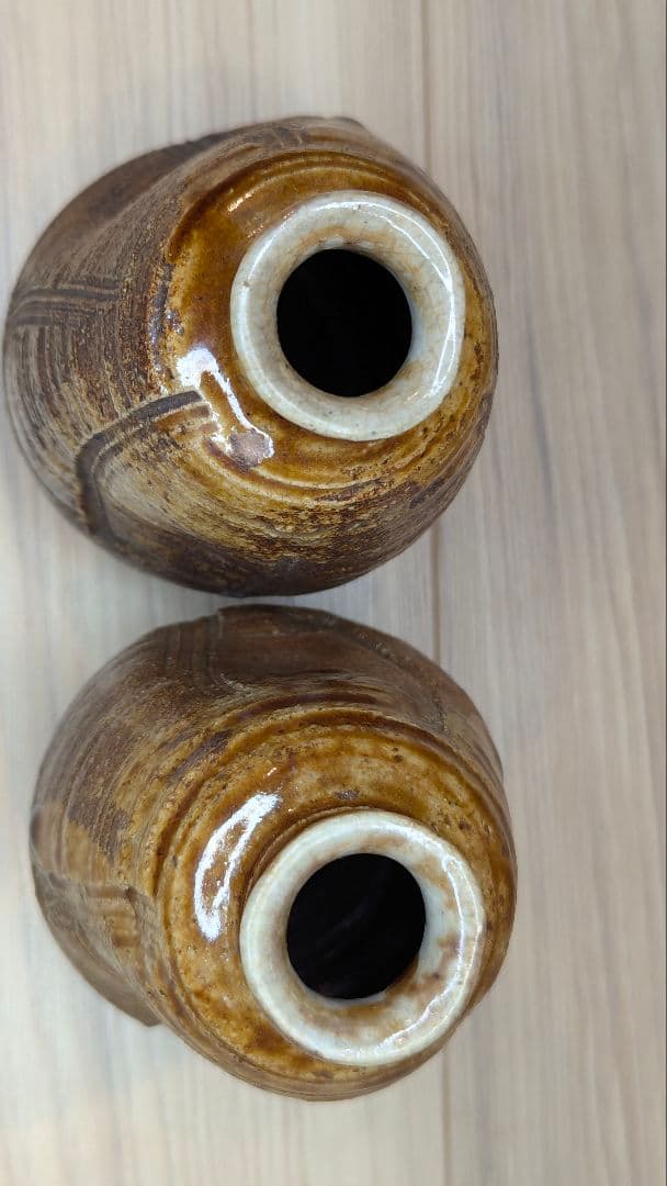 泥中蔵六 造　山科焼　二代　真清水蔵六　徳利　酒器　骨董