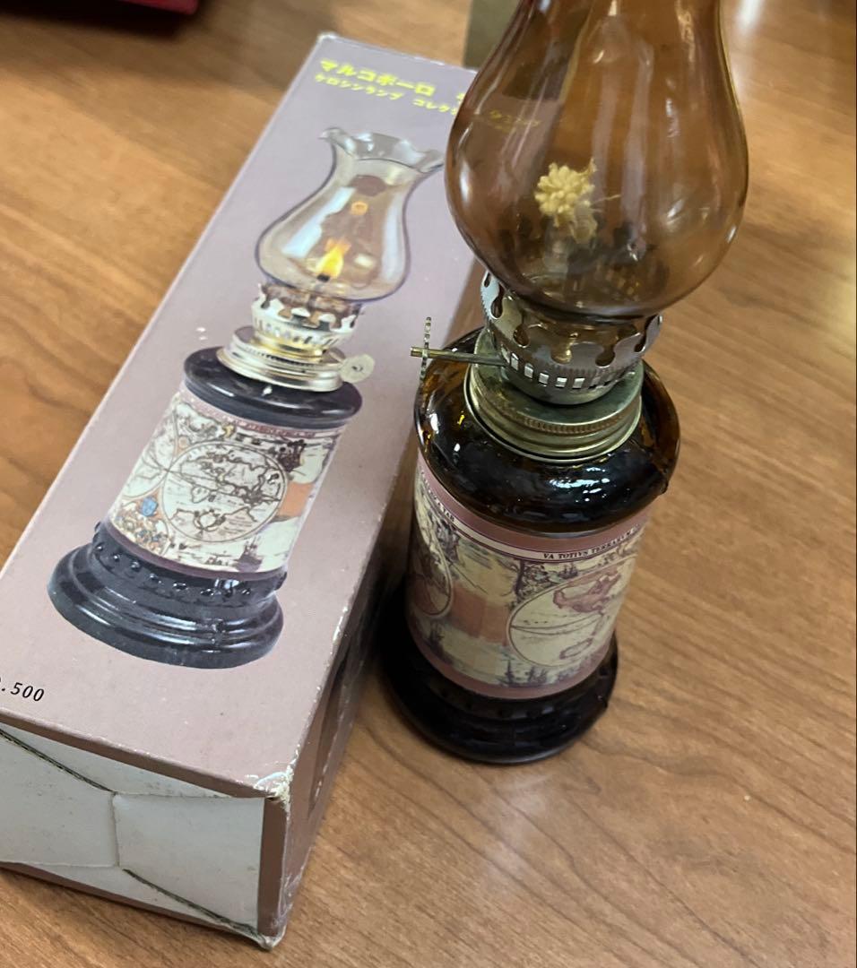 クラシックガラスランプ 元箱付き