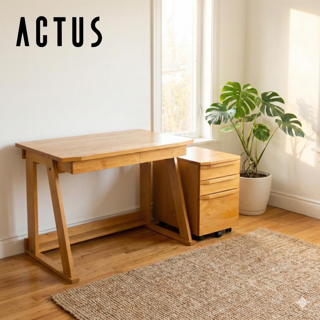 【最終価格】ACTUS アクタス REVE リーヴェ デスク 北欧風 キズ有