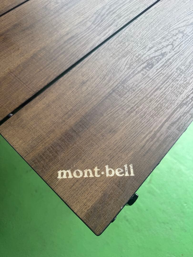 モンベル　フォールディング　テーブル　ワイド　高さ調節可能