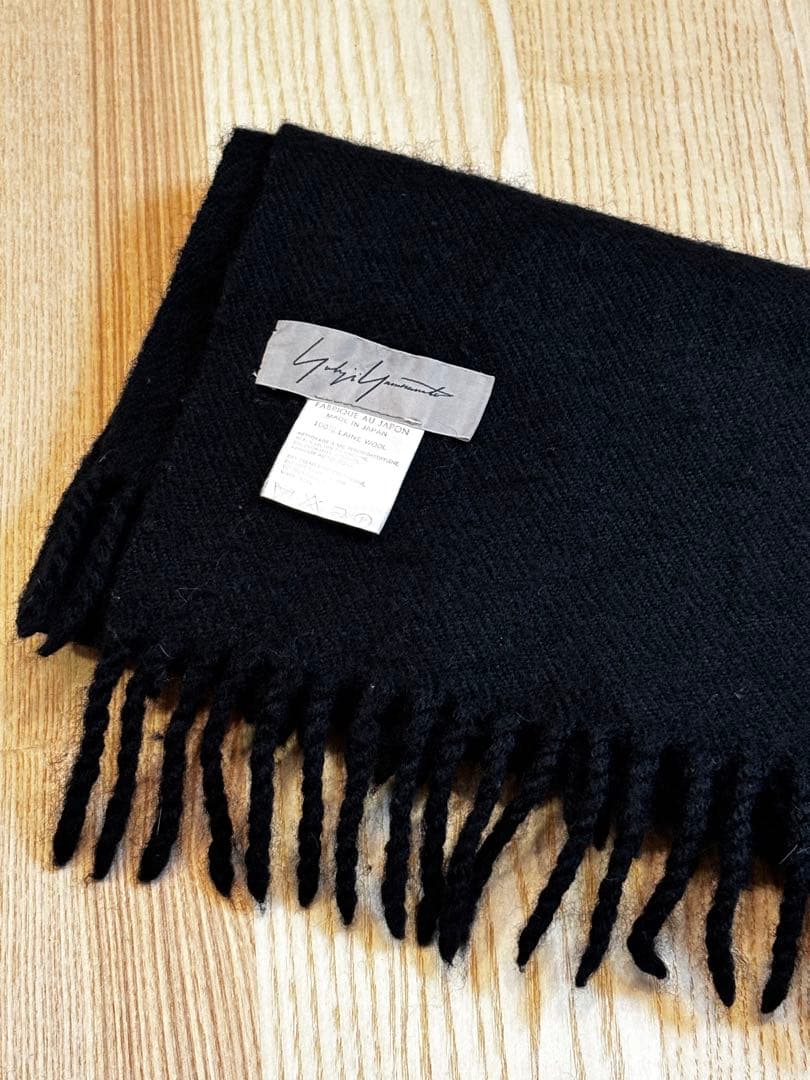 yohji yamamotoヨウジヤマモト ファム 毛 ウールマフラー