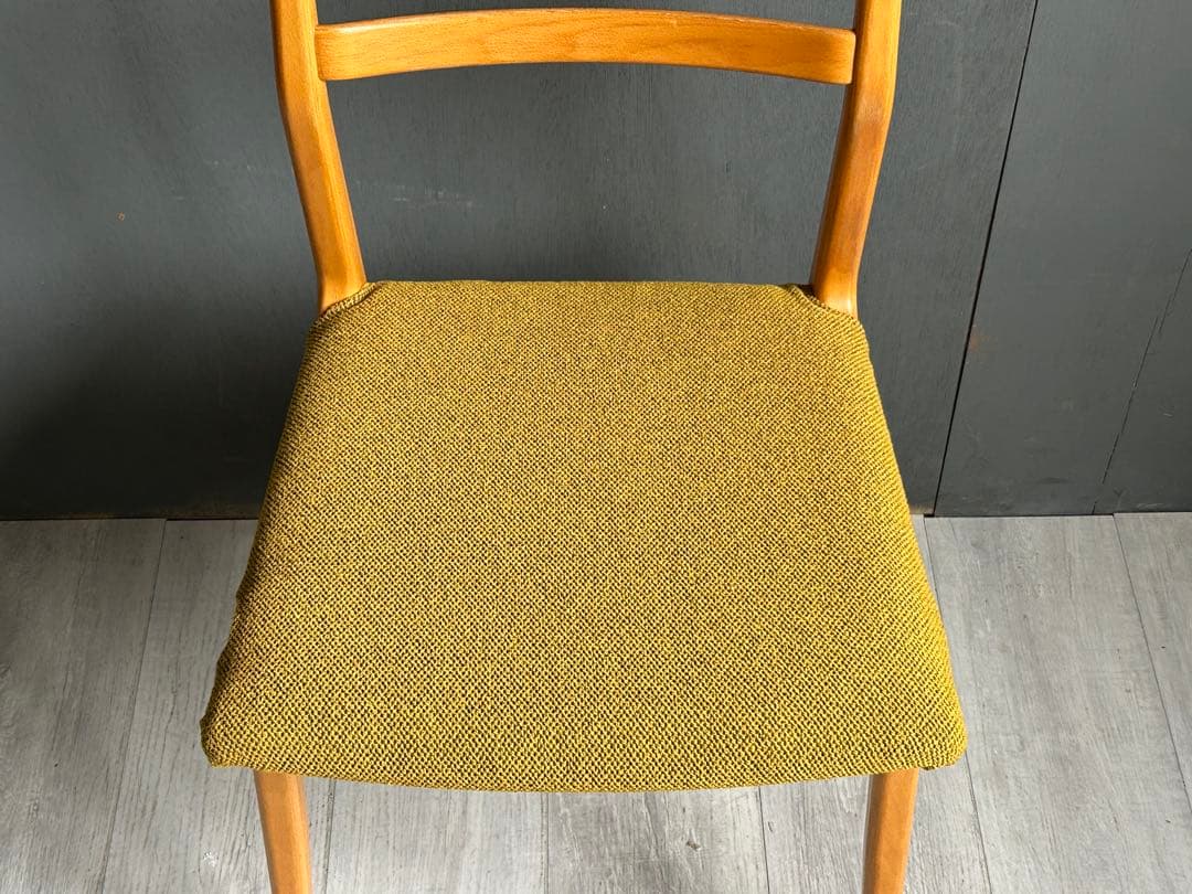 座面　リメイク　天童木工　TENDO 尾州生地　ツイード生地　インパラチェア