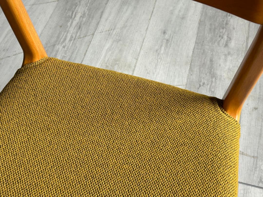 座面　リメイク　天童木工　TENDO 尾州生地　ツイード生地　インパラチェア