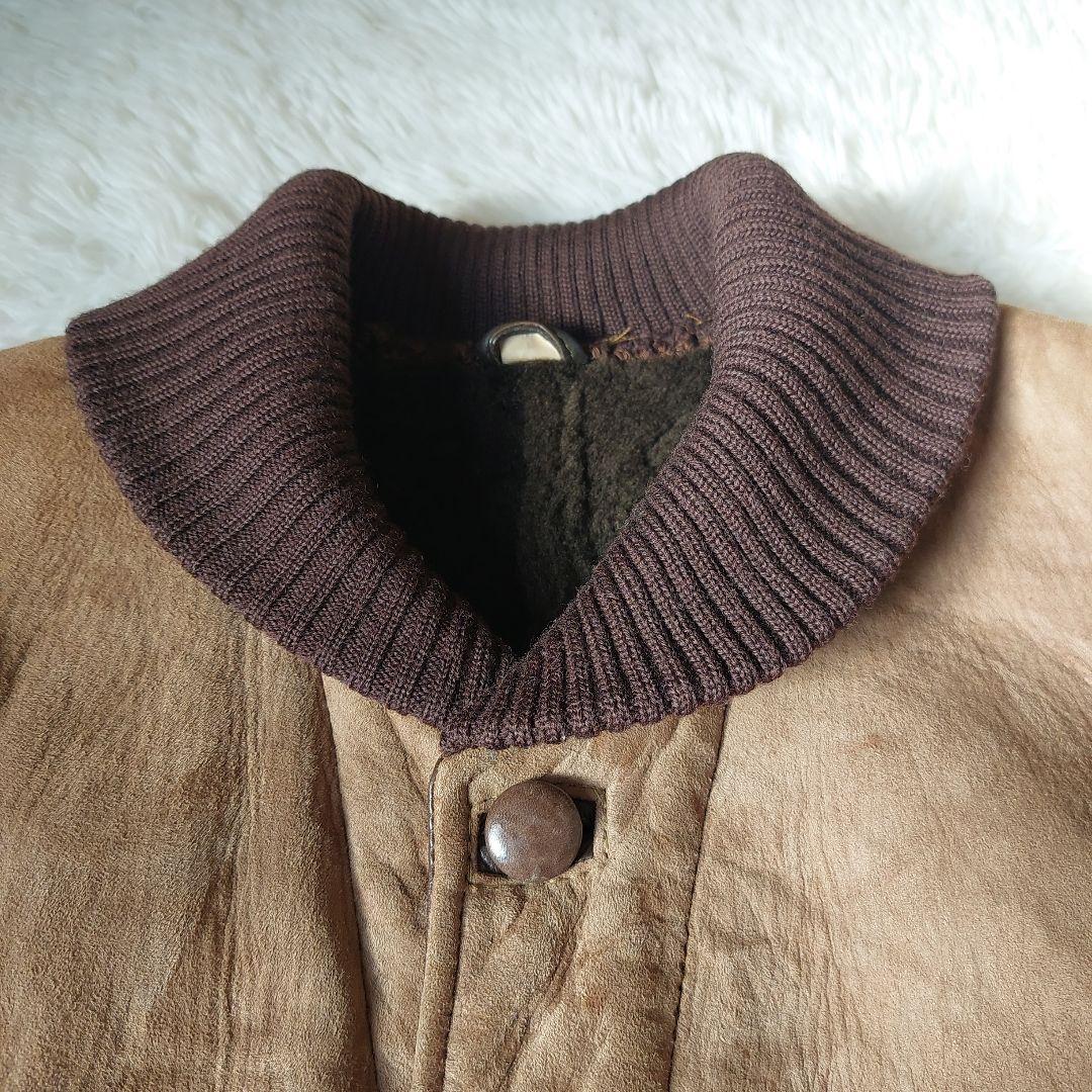 オーバーサイズ ムートンコート ニュージーランド製 ロング丈 vintage