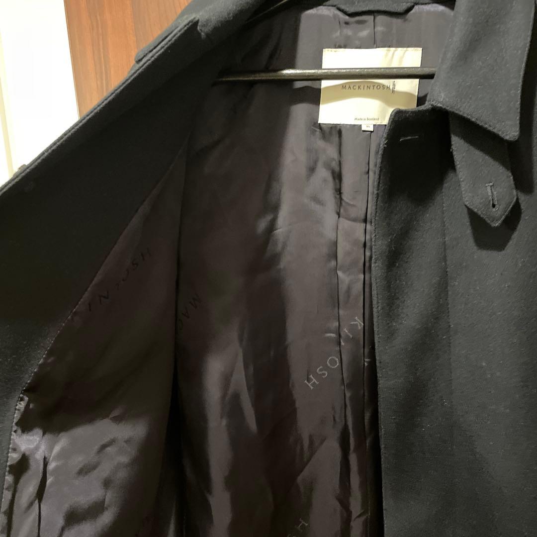現行　MACKINTOSH ステンカラーコート 36 ネイビー
