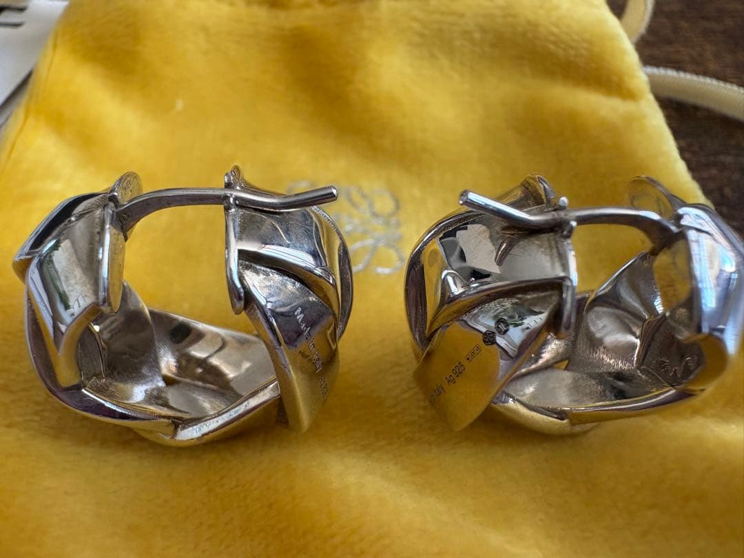 LOEWE フープピアス スターリングシルバー