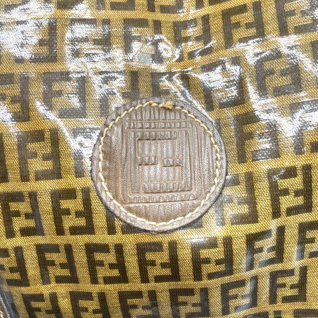 美品✨フェンディ ボストンバッグ ズッカ柄 FFトラベル 大容量 エナメル