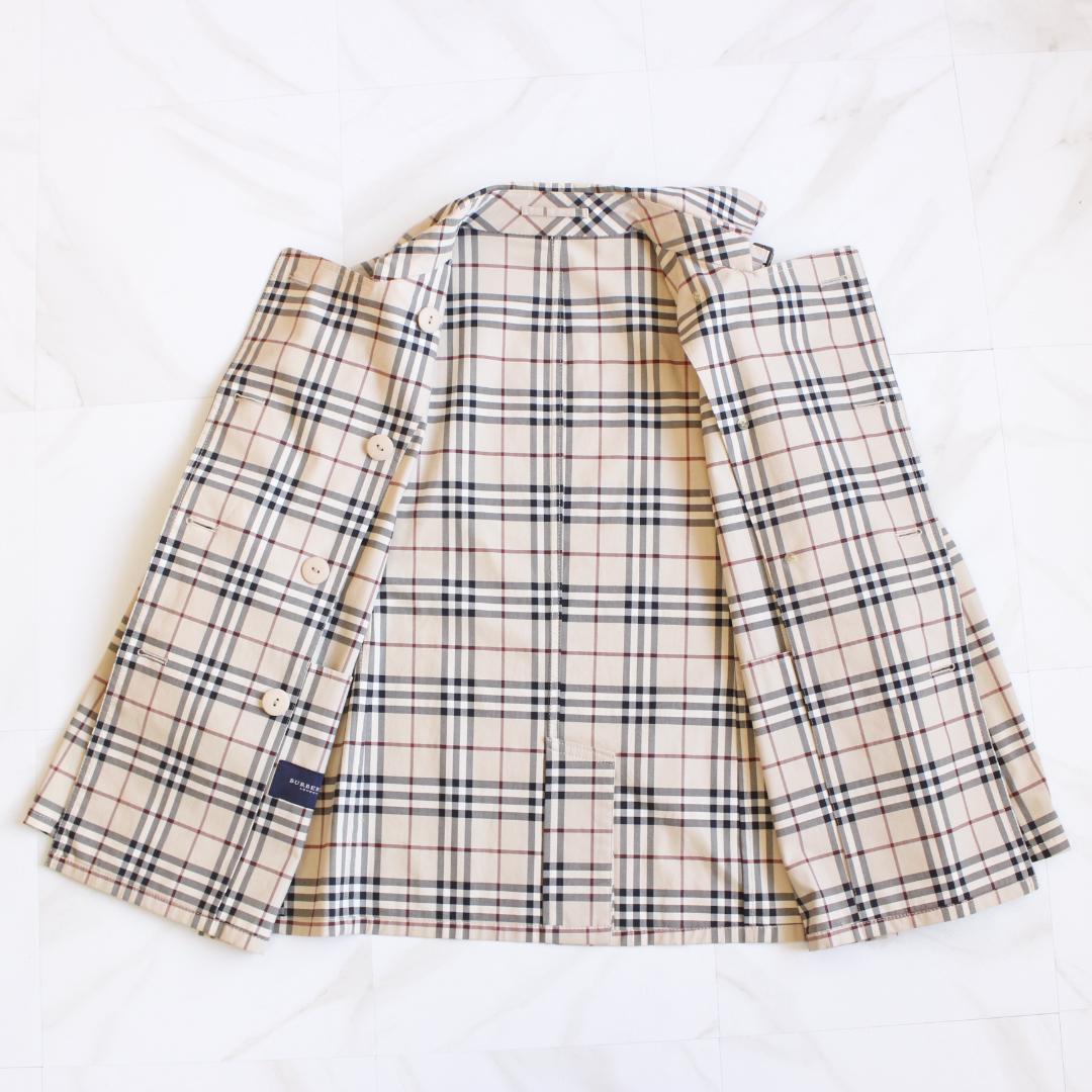 BURBERRY LONDON ノバチェックショートトレンチ M ベージュ
