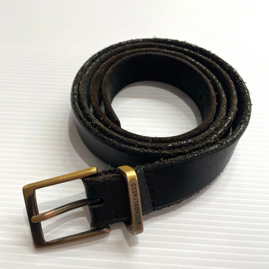 N.HOOLYWOOD エヌハリウッド レザー ナローベルト