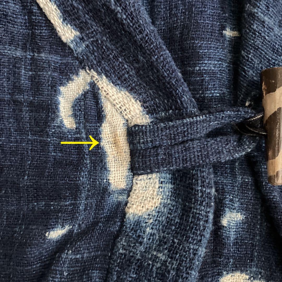 藍染　羽織り　ジャケット　コート　古布　和布