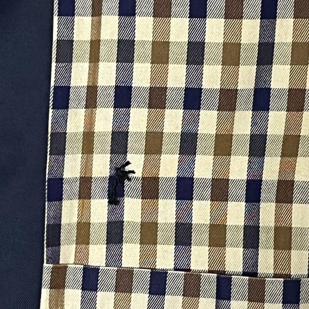 アクアスキュータム　アクア5 イギリス製　ロングトレンチコート