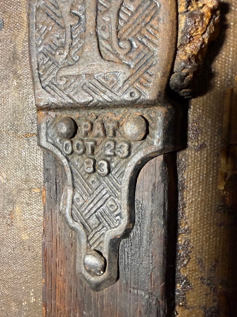 19世紀 O.A.TAYLOR製 スチーマートランク 特大 1880s 鍵なし