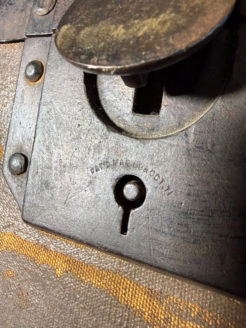 19世紀 O.A.TAYLOR製 スチーマートランク 特大 1880s 鍵なし