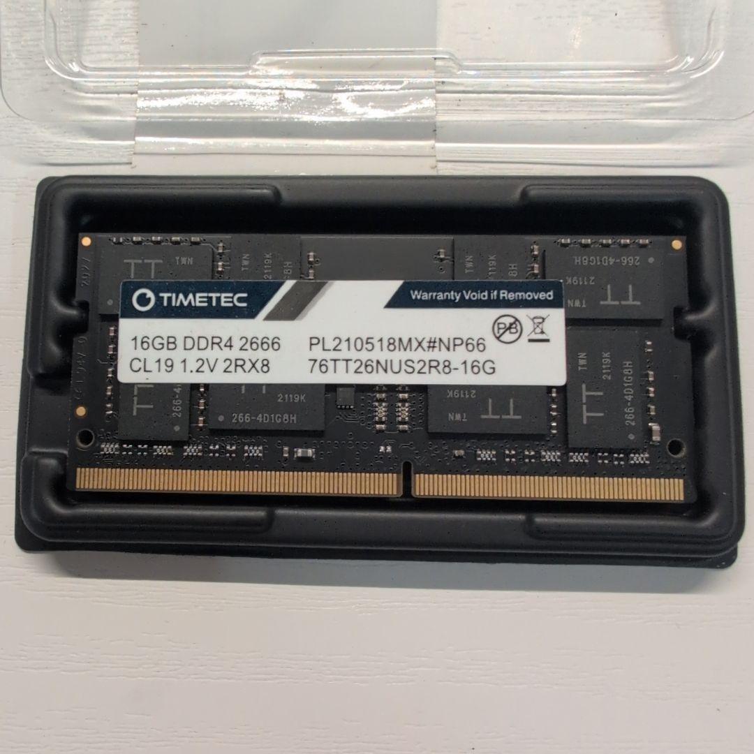 Timetec 16GB DDR4 2666MHz メモリ