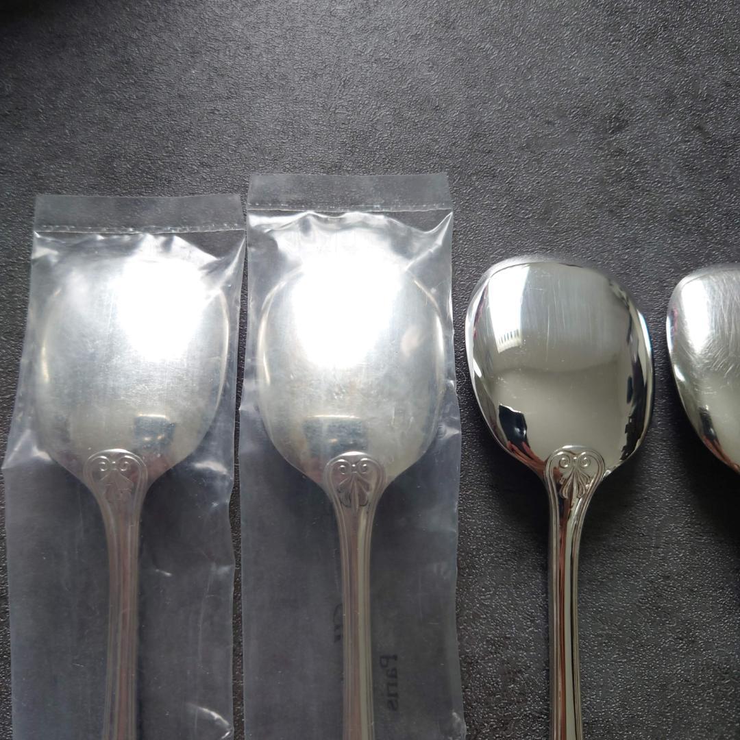 希少 美品 クリストフル マルメゾン アイスクリームスプーン 未開封含む 6点