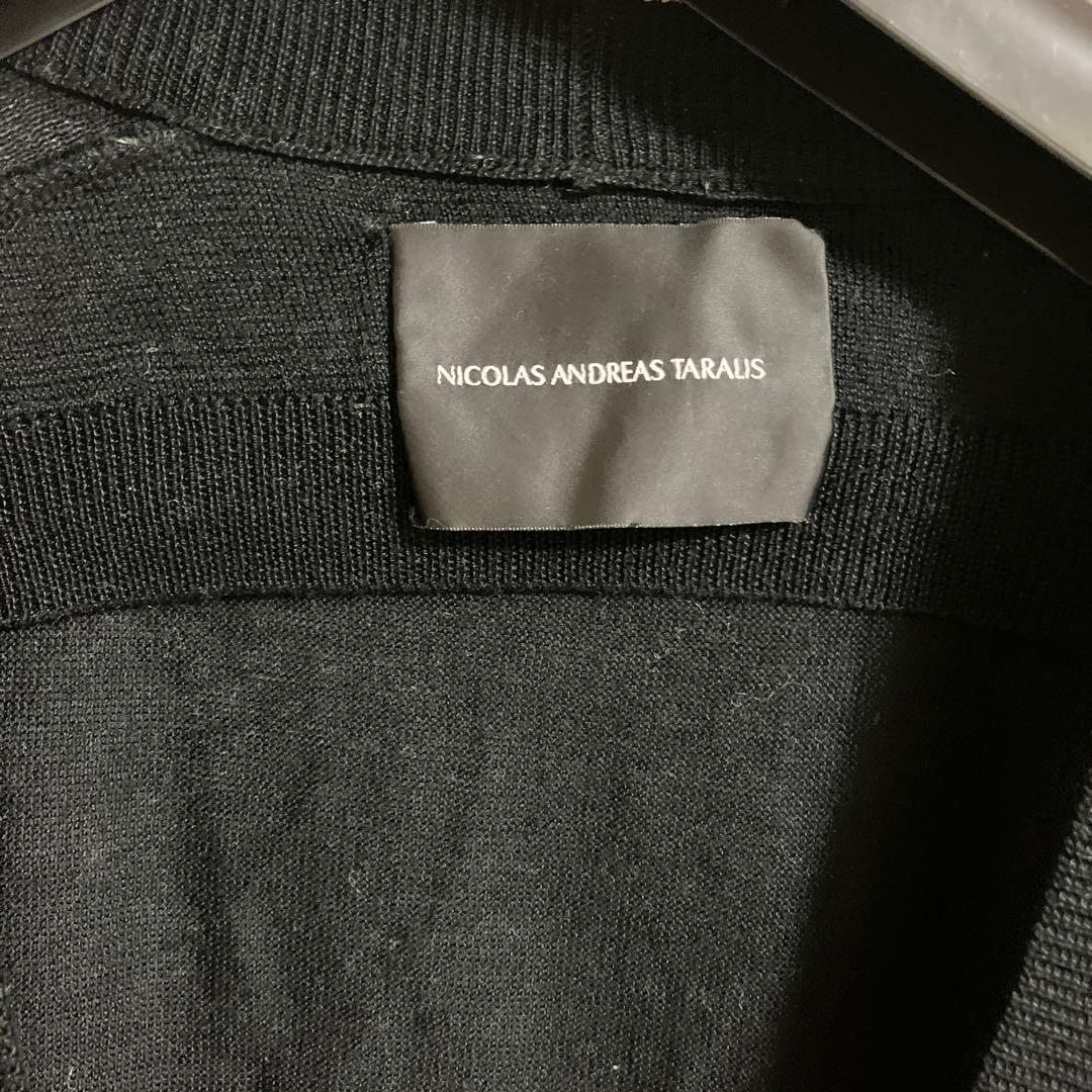 ニコラアンドレアタラリス　カーディガン　ラメ加工　黒　XS