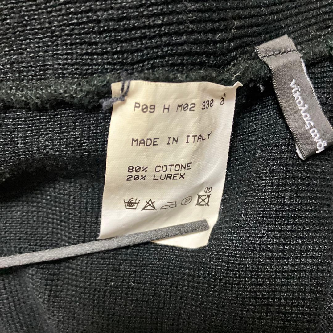 ニコラアンドレアタラリス　カーディガン　ラメ加工　黒　XS