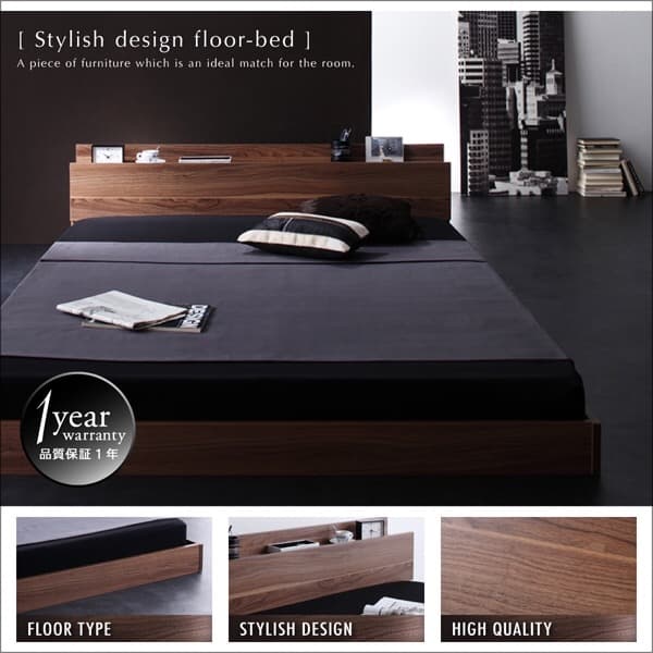 フロアベッド▪️W.coRe▪️(マットレスセット)シングル