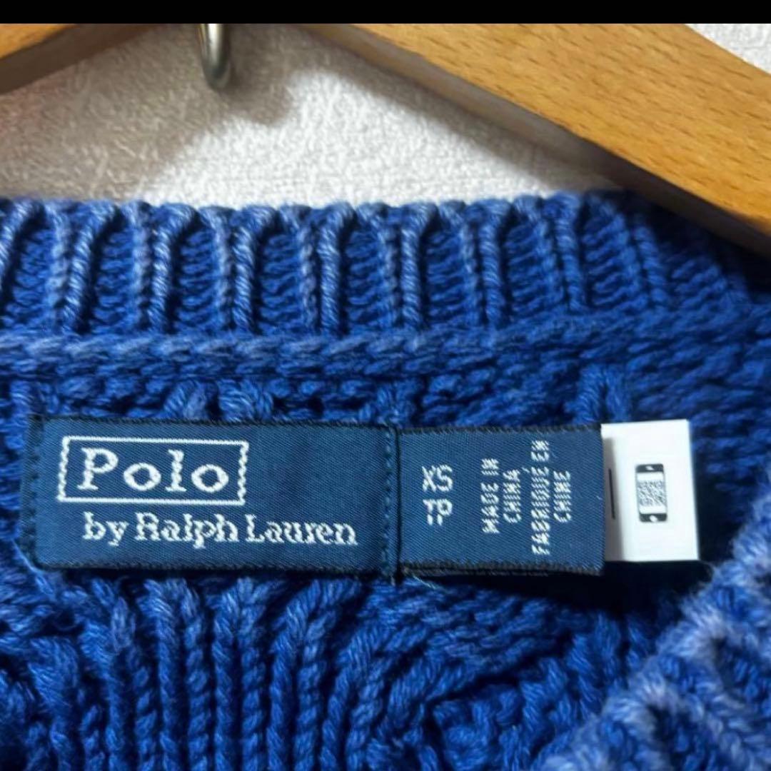 【美品】POLO RALPH LAUREN ラルフ アランニットコットンセーター