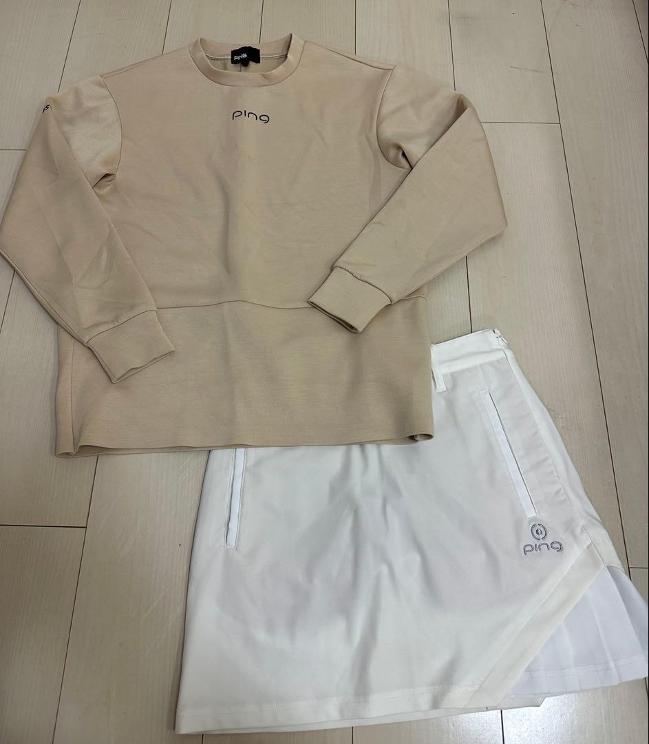 PING スウェット　スカート　セット　2024aw
