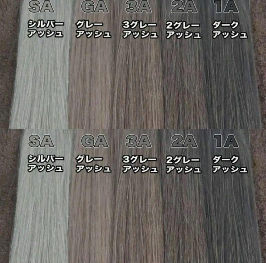 3A70 SA6 GA30 　シールエクステ　アッシュ系カラー