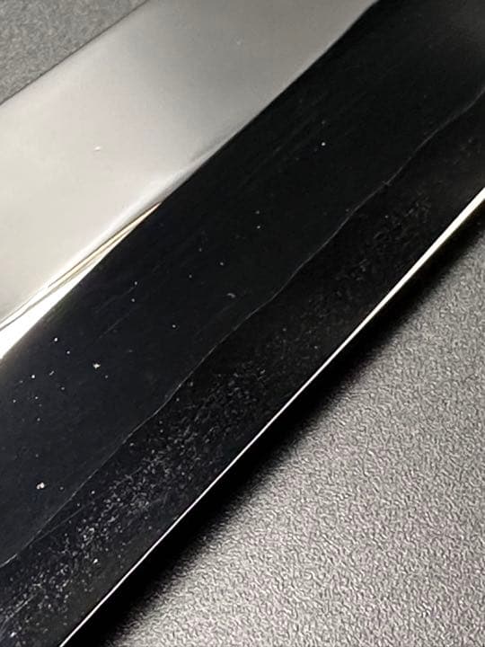 業務用 柳刃 青ニ鋼 尺一 330mm 本霞 全鏡面仕上げ