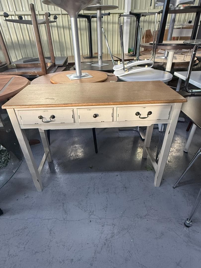 コンソールテーブル フレンチカントリー調　アンティーク　引き出し　222