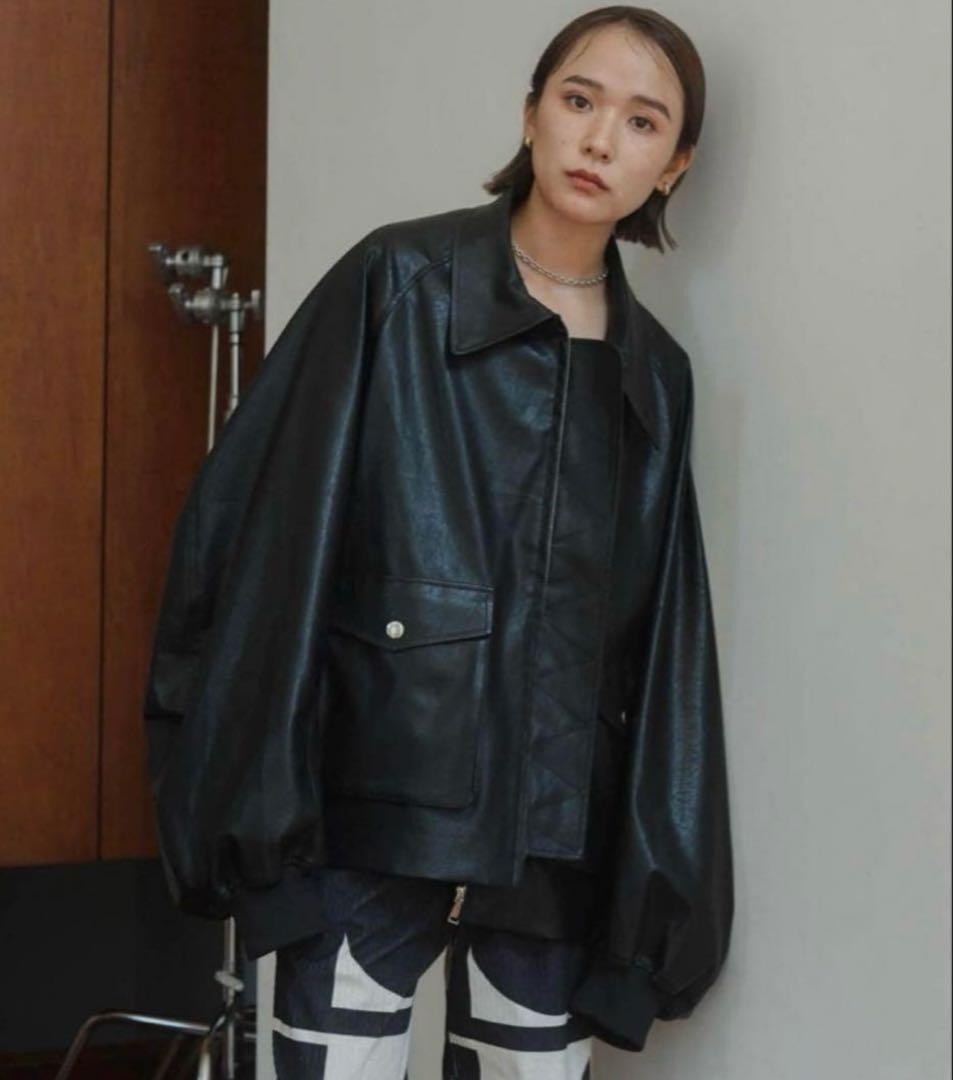 【アキラ】flight jacket leather jacket