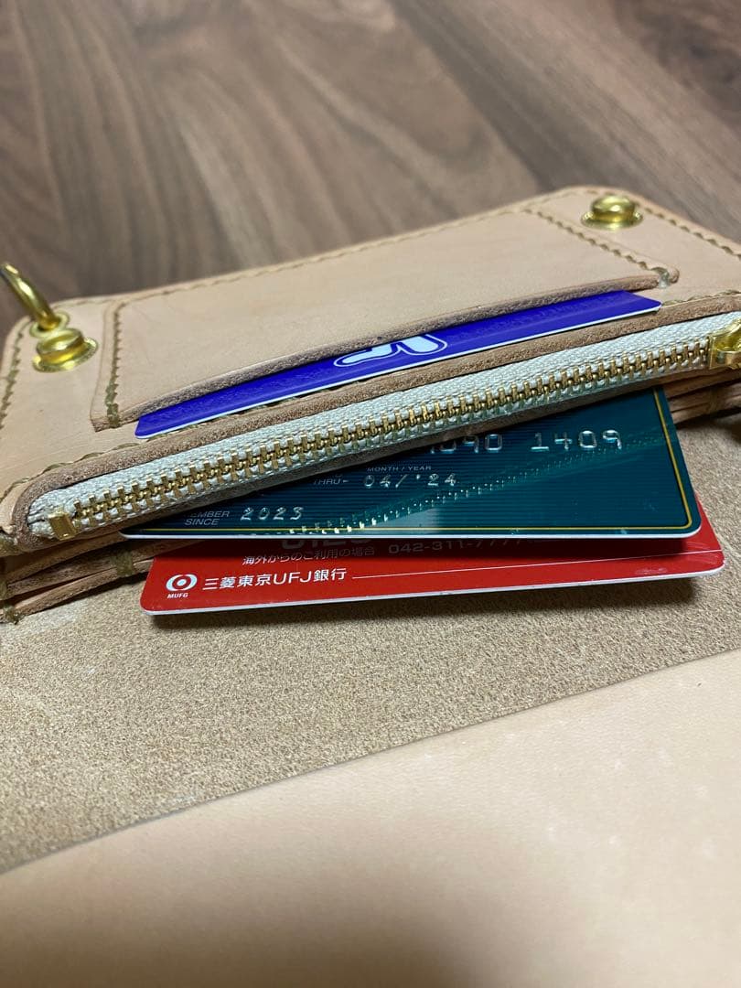 トラッカーウォレット　栃木レザー