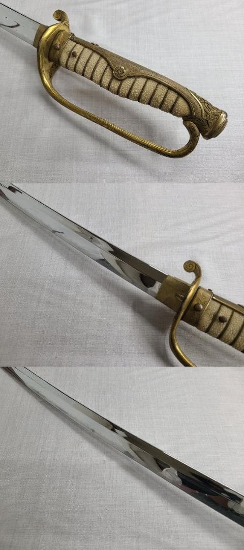 美品 模造刀 サーベル 拵え 日本刀 アンティーク コレクション 0120
