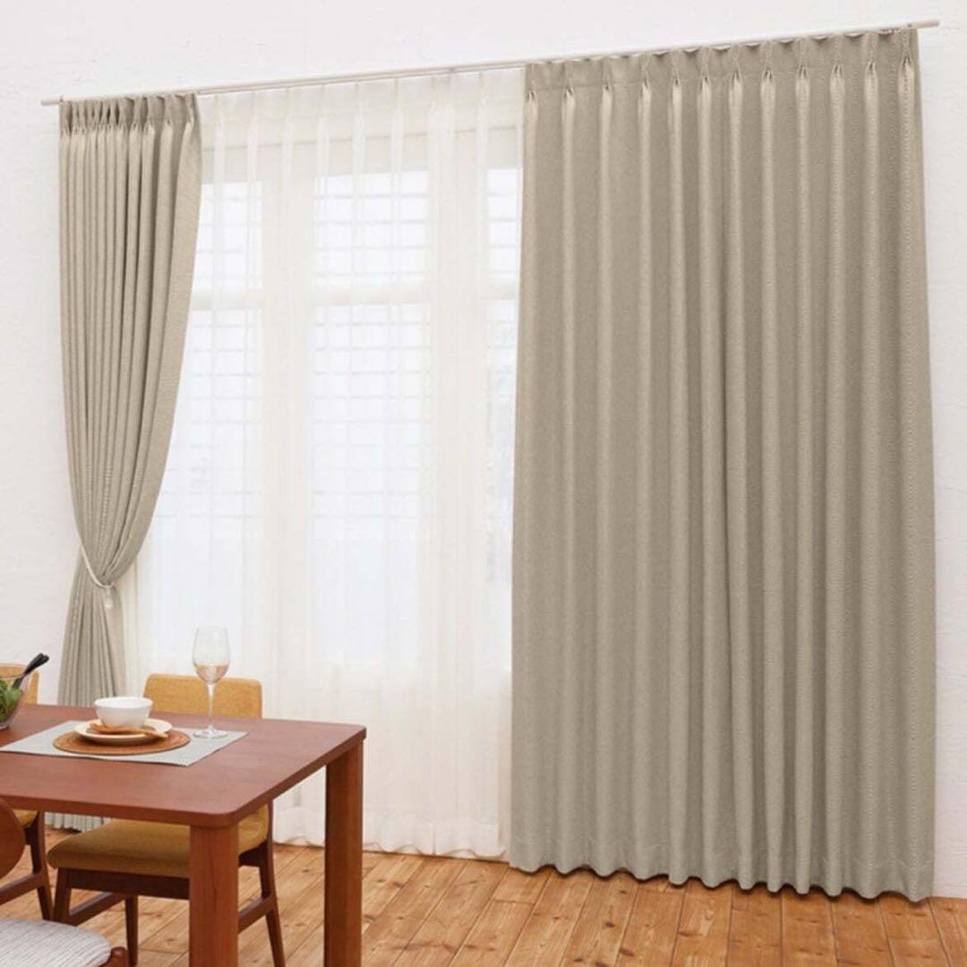 【美品】KEYUKA ケユカカーテン & シームレス防炎カーテン