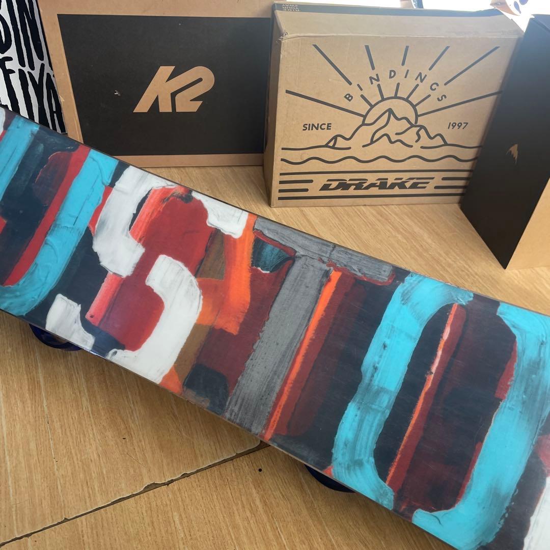 BURTON　キッズスノーボードセット　バートンバイン付　CUSTOM　カスタム