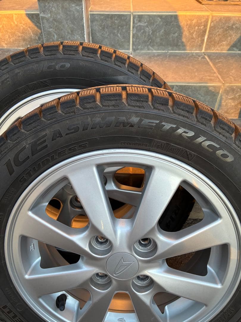 155/65R14 スタッドレスタイヤ アルミホイールの４本セット