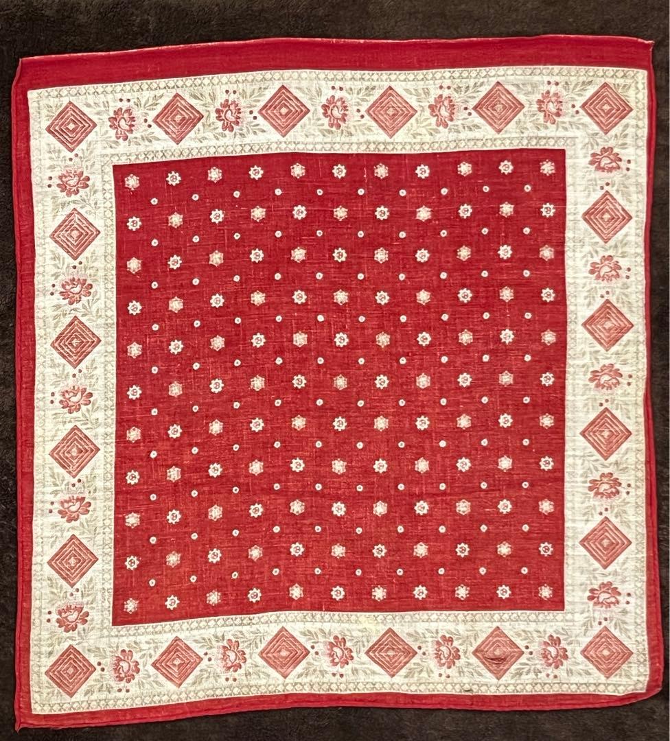 新年限定セール‼️スペシャル‼️ヴィンテージ バンダナ　ターキーレッド