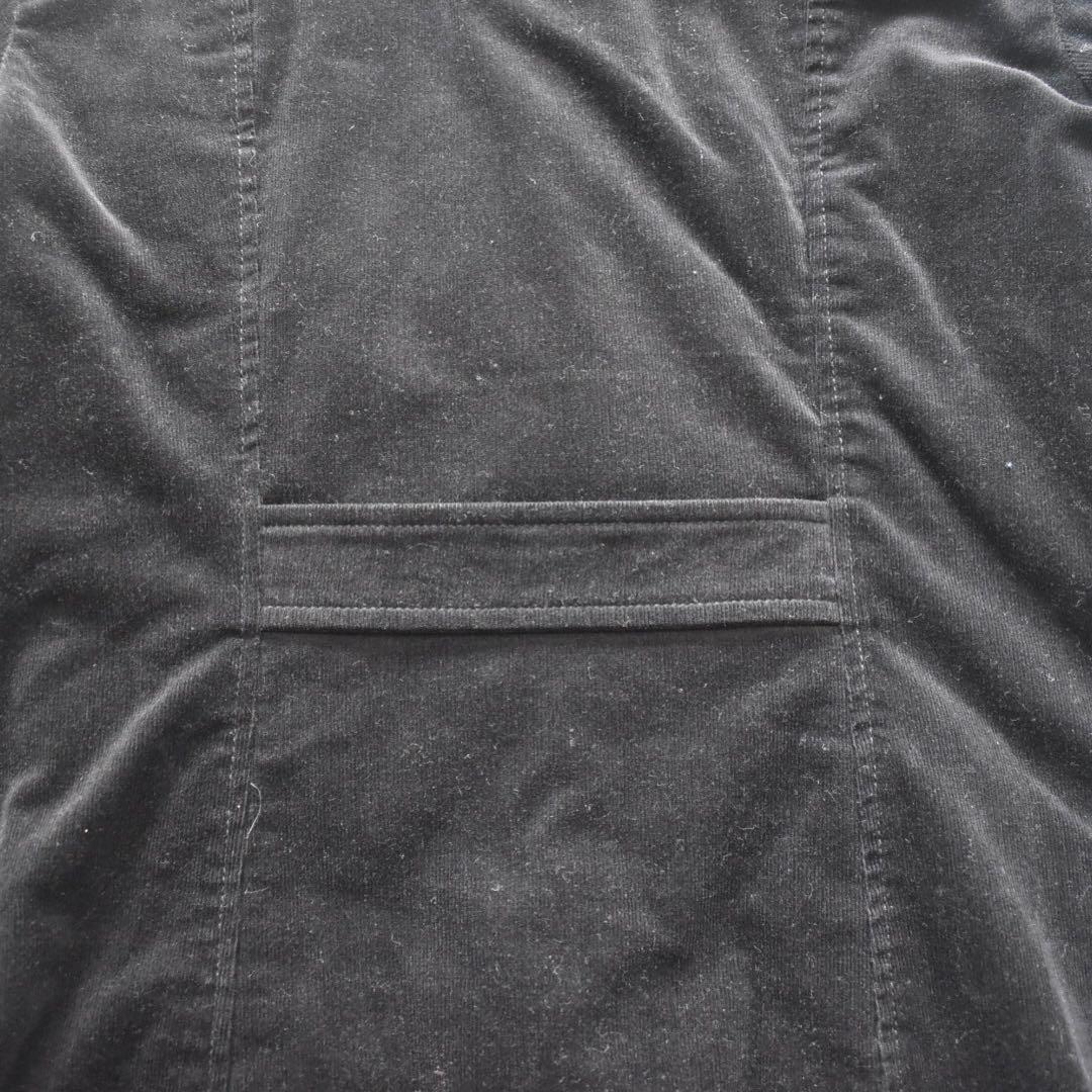 Hikozoh Ozz On ゴシック 黒コーデュロイジャケット 安全ピン　中綿