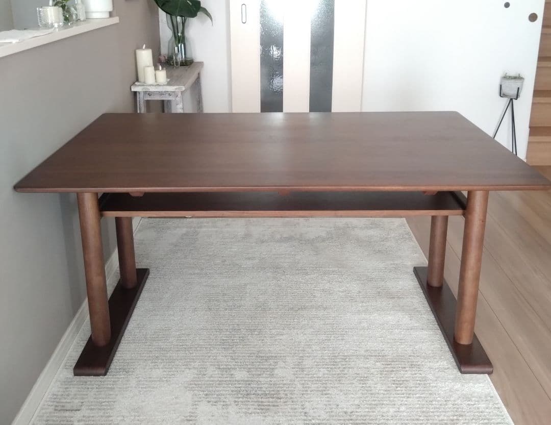 専用♪ダークブラウン木製ダイニングテーブル☆140✕85✕高さ65☆大きめ