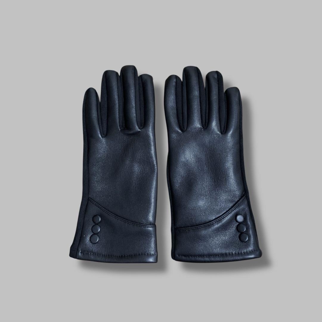 CONTRAST LEATHER GLOVE 3130T レザー手袋