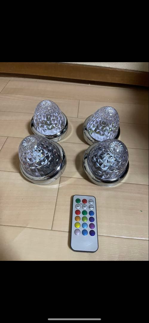 マーカーランプ4個セット　トラック　デコトラ　デコチャリ