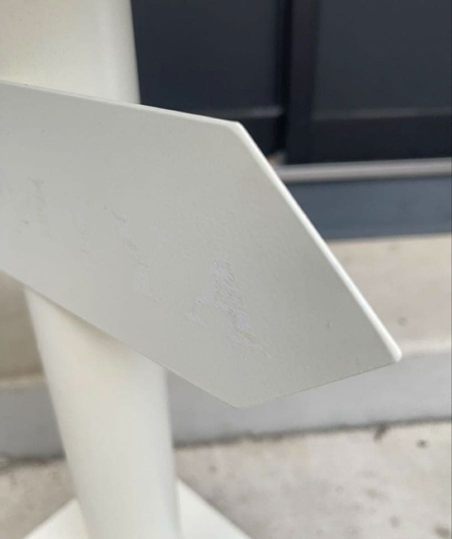 おしゃれ【ポスト】 置き型 ダイヤル ロック 錠 ホワイト 〒 メールボックス